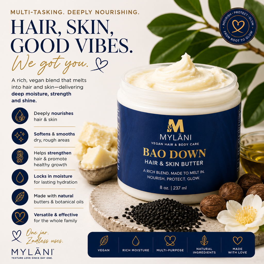 Bao Down Hair & Skin Butter – Seal In Moisture Head to Toe