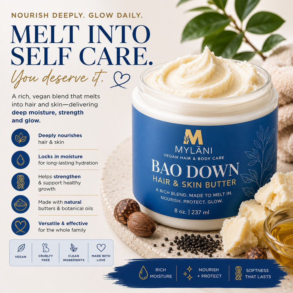 Bao Down Hair & Skin Butter – Seal In Moisture Head to Toe